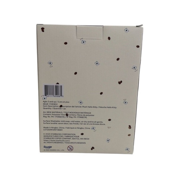 STARBUCKS LIMITED EDITION HELLO KITTY PLUSH - Picture 4 of 4